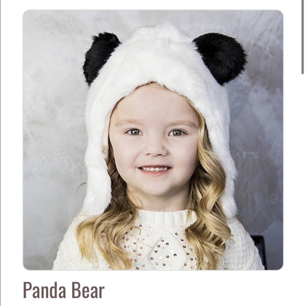 Panda Bear Hat Youth (10& up) Eskimo Kids New NWT